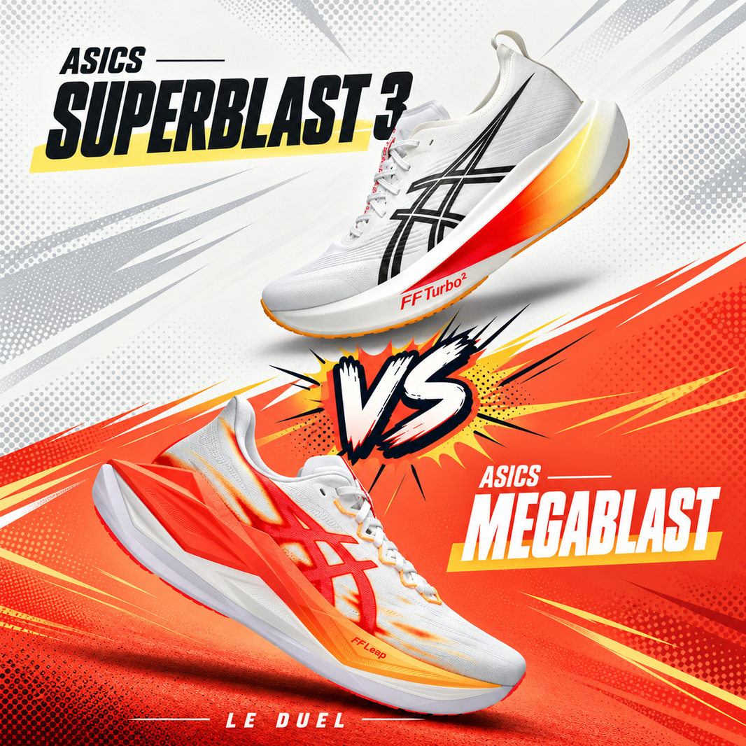 ASICS Superblast 3 vs Megablast : laquelle choisir?
