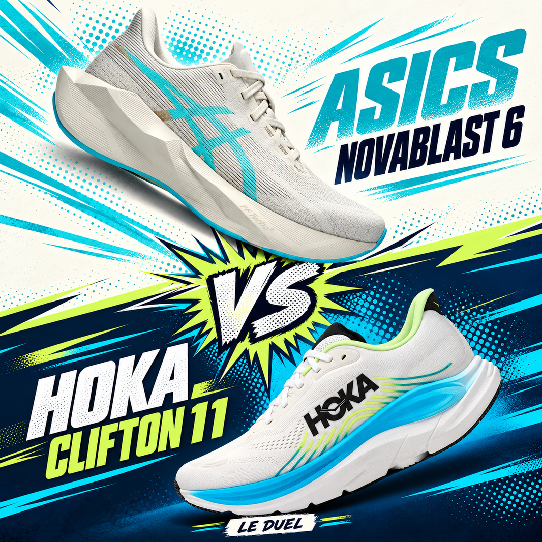 Novablast 6 vs Hoka Clifton 11 : laquelle choisir?