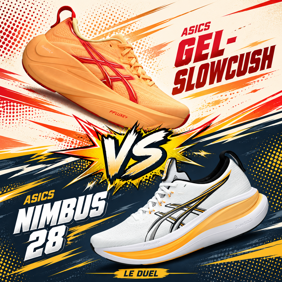 ASICS Slowcush vs Nimbus 28 : quel confort choisir?