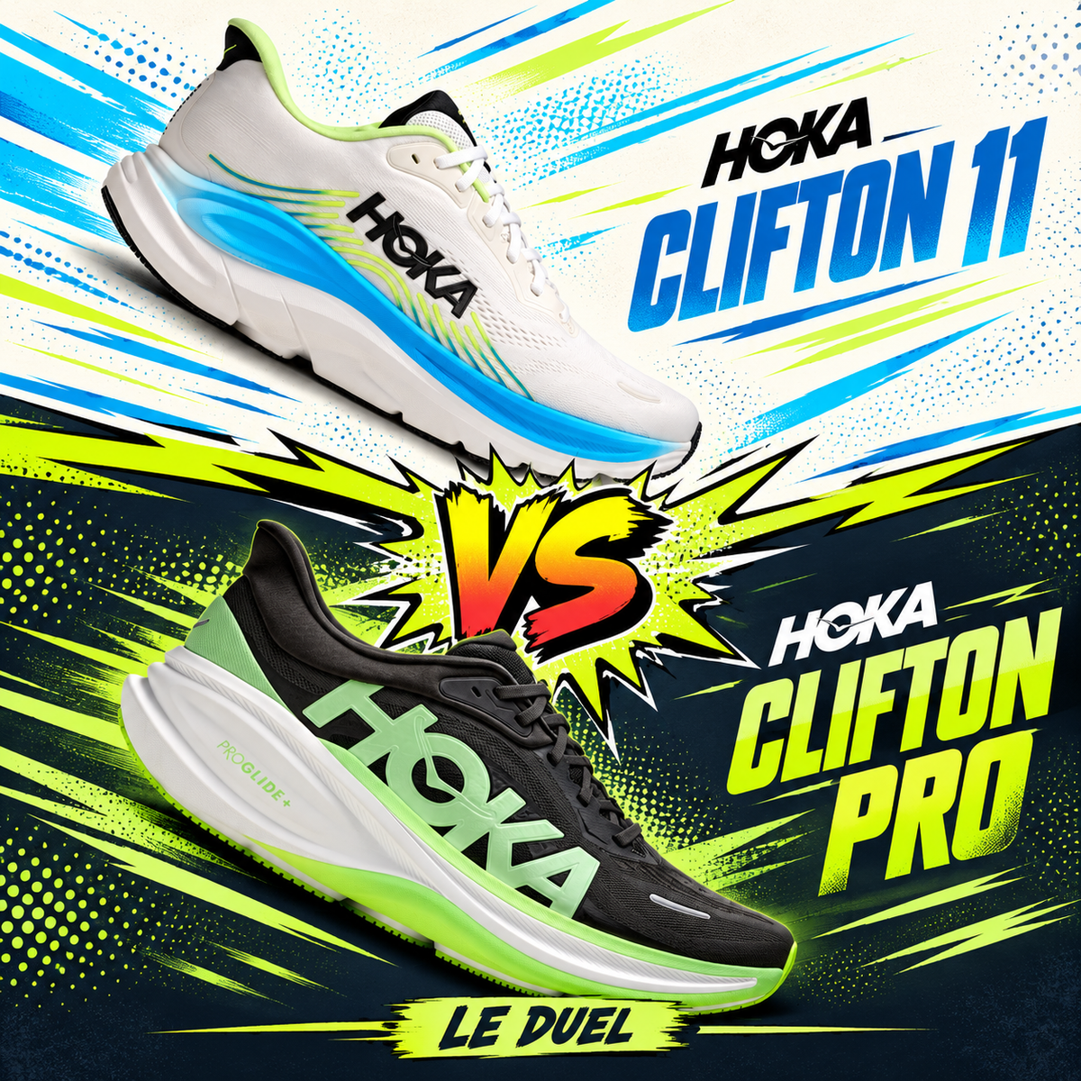 Hoka Clifton 11 vs Clifton Pro : laquelle choisir?