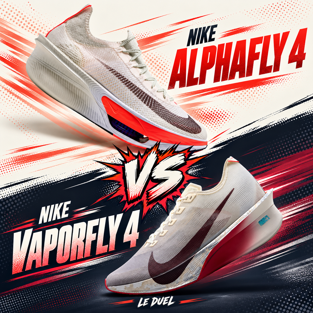 Nike Alphafly 4 vs Vaporfly 4 : laquelle choisir?