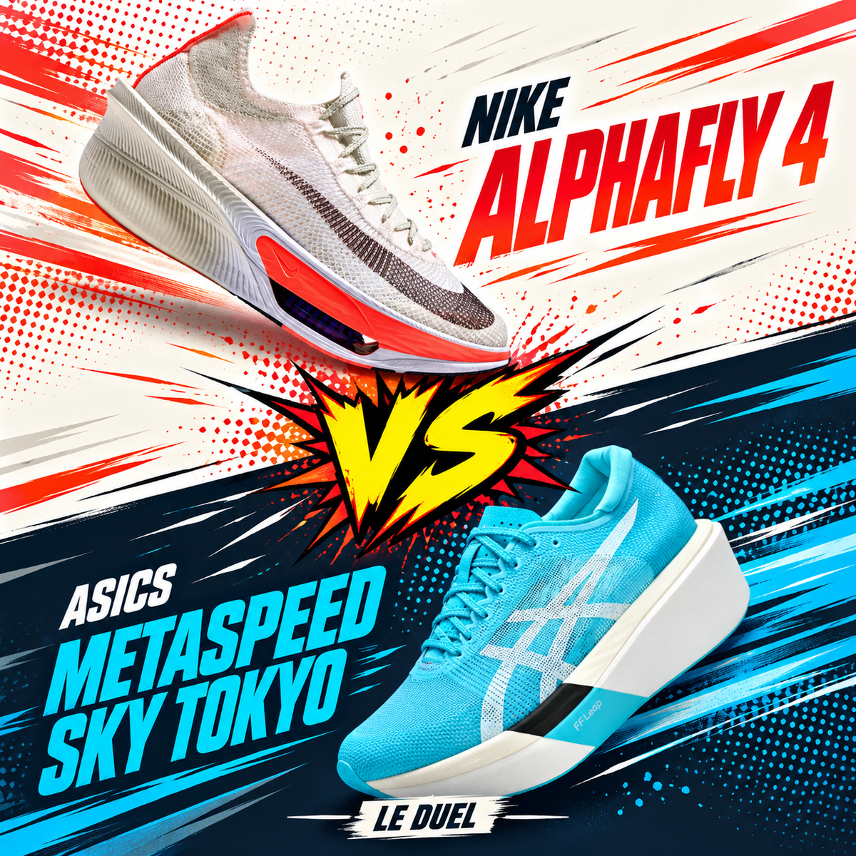 Alphafly 4 vs Metaspeed Sky Tokyo : laquelle choisir?
