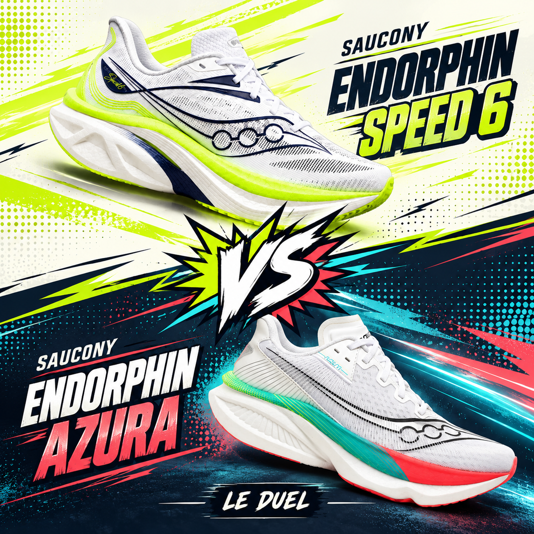 Endorphin Speed 6 vs Endorphin Azura : comparatif