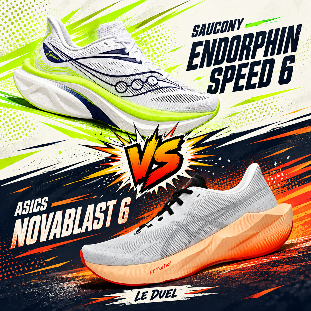 Endorphin Speed 6 vs Novablast 6 : laquelle choisir?