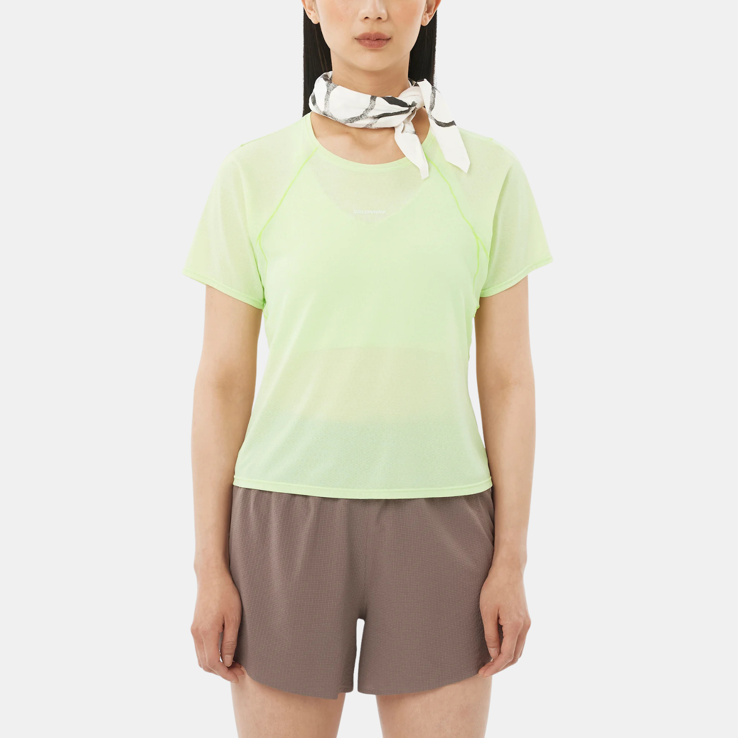 Salomon SHKout Air Cropp Short Sleeve Tee (Femme)