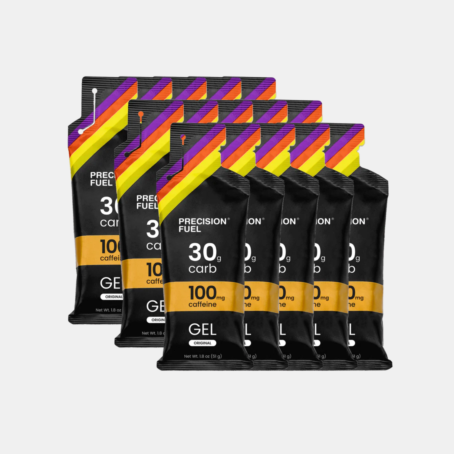 Precision Fuel PF30 100mg Caffeine Gel (Boîte de 15)