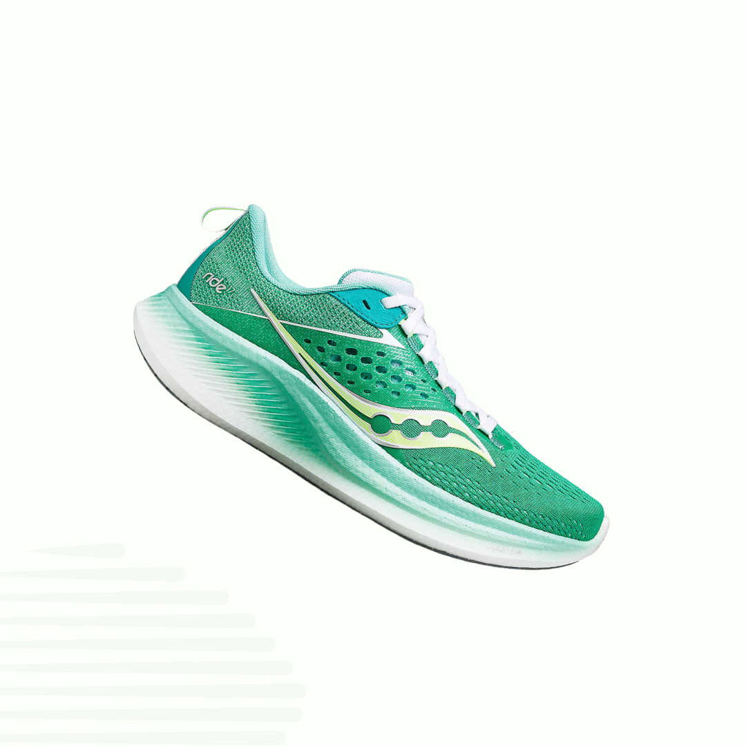 Saucony ride womens green sales