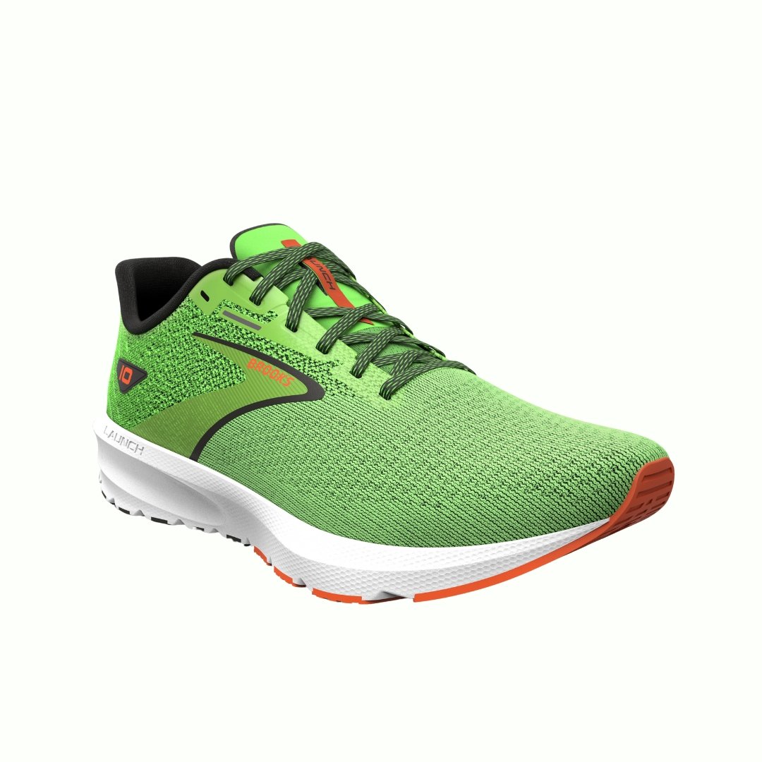 Brooks running discount shoes green
